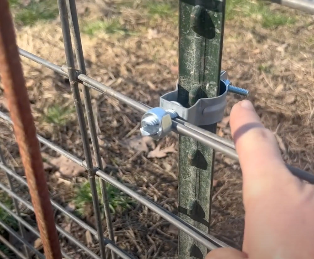 cattle panel connector